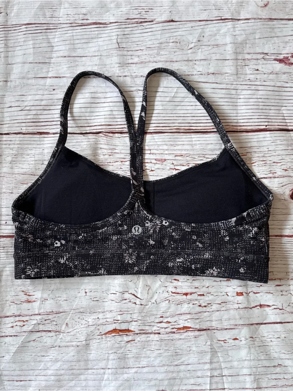 Lululemon Flow Y Bra Nulu Light Support in Equalized Multi Sz 8
